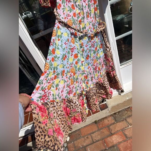 Anthropologie Place Nationale Floral Linen Midi Dress NWT - Picture 10 of 14